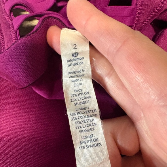 Lululemon Hot To Street Tank Top Regal Plum size 2 - Picture 5 of 6